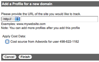 Add a profile for a new domain